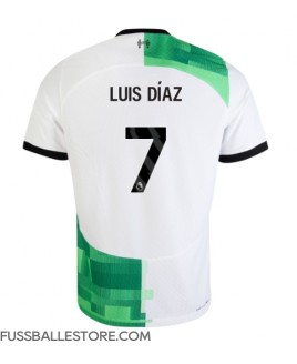 Günstige Liverpool Luis Diaz #7 Auswärtstrikot 2023-24 Kurzarm